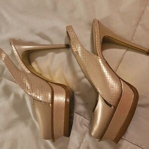 Bebe high heels nude color stiletto